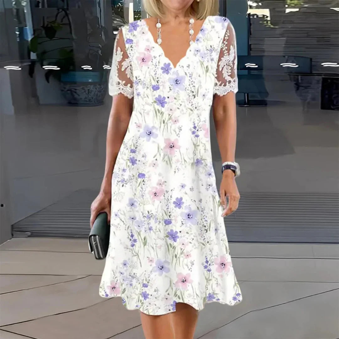 Zelinda Piccirillo™ Flattering Floral Dress for Effortless Elegance