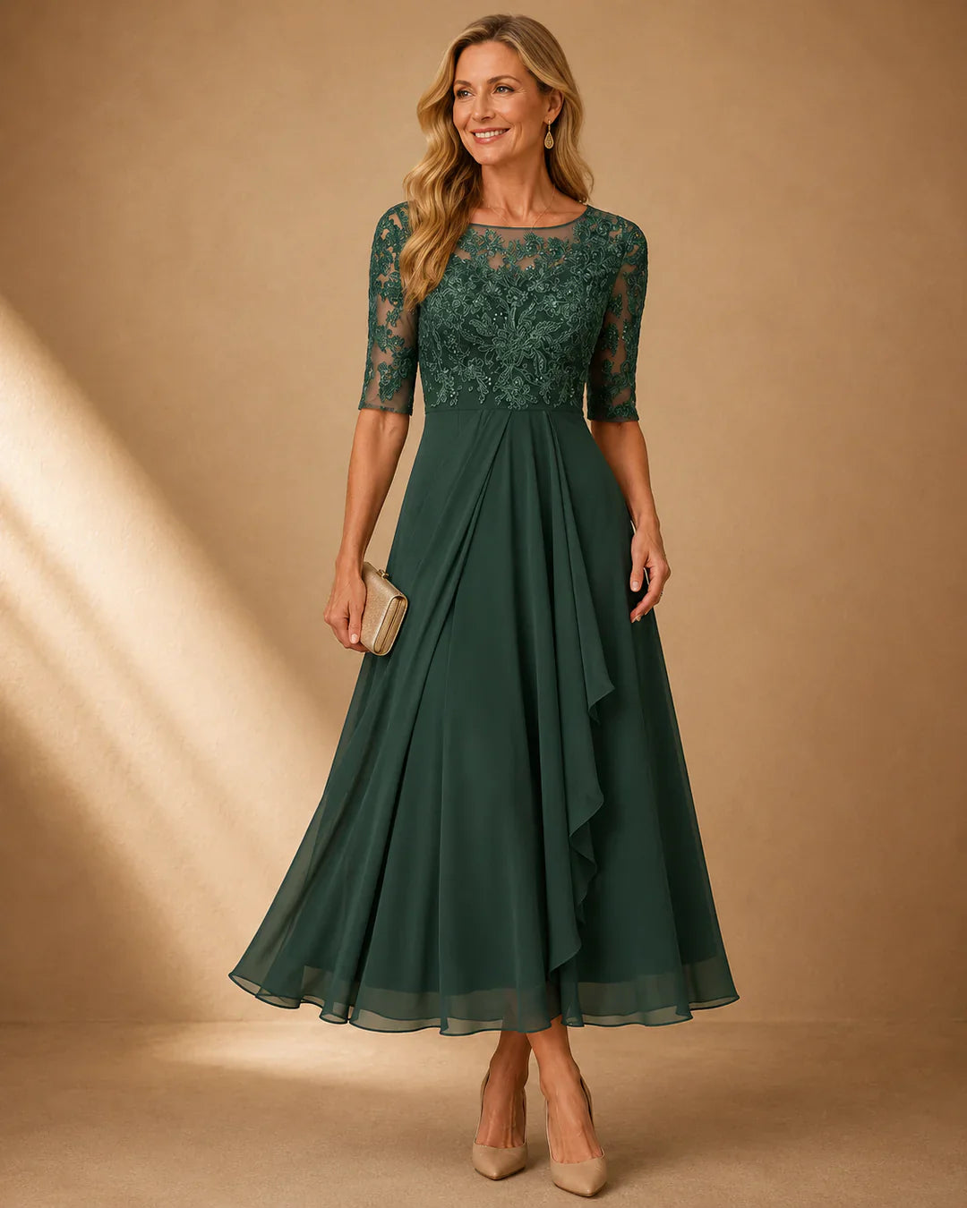 Zelinda Piccirillo™ Flattering Floral Dress for Effortless Elegance