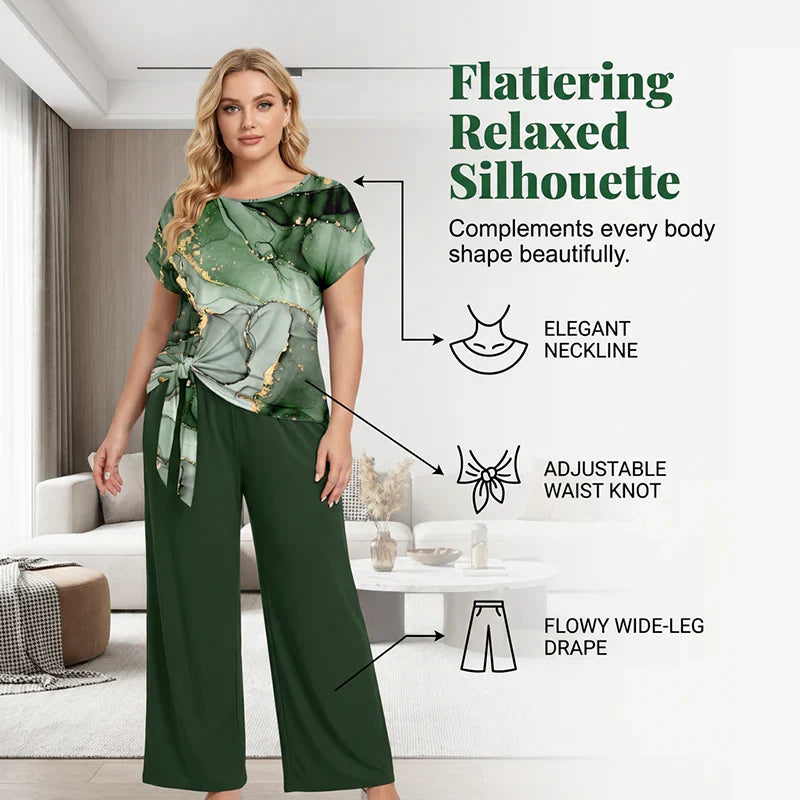 Zelinda Saviano™ Coordinated Two-Piece Set for All-Day Comfort