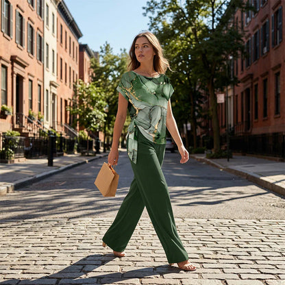 Zelinda Saviano™ Coordinated Two-Piece Set for All-Day Comfort