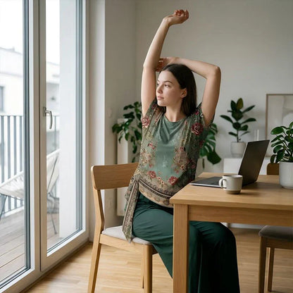 Zelinda Saviano™ Coordinated Two-Piece Set for All-Day Comfort