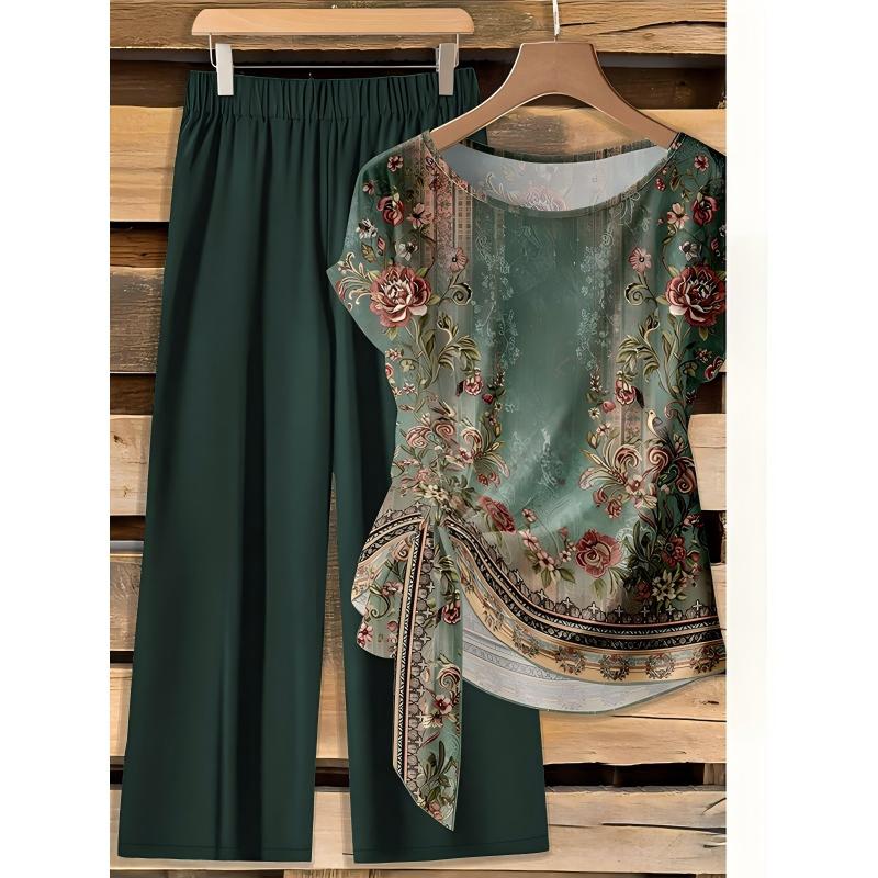 Zelinda Saviano™ Coordinated Two-Piece Set for All-Day Comfort
