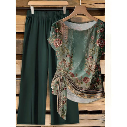 Zelinda Saviano™ Coordinated Two-Piece Set for All-Day Comfort