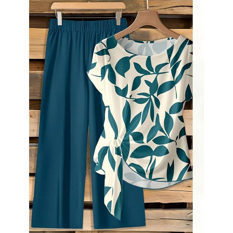 Zelinda Saviano™ Coordinated Two-Piece Set for All-Day Comfort