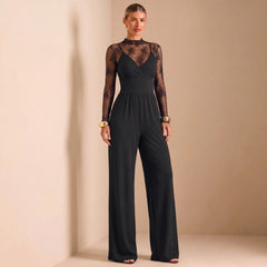 Zelinda Vergano™ Elegant Lace Top and Pocket Tracksuit