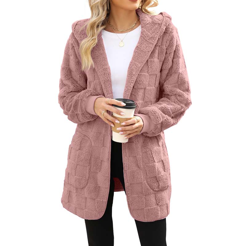 Zenaide Salerno™ Cozy Checkered Cardigan for Everyday Layering