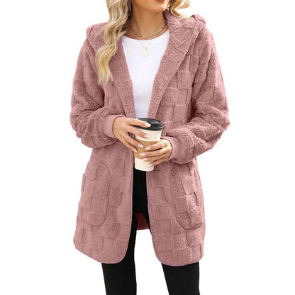 Zenaide Salerno™ Cozy Checkered Cardigan for Everyday Layering
