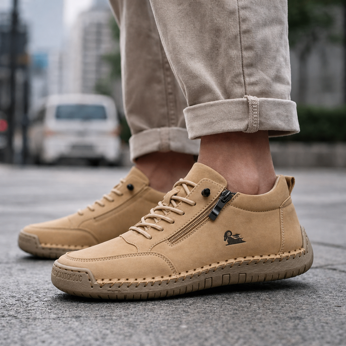 ZipStride™ Side Zip Comfort Sneakers for Easy On and Off