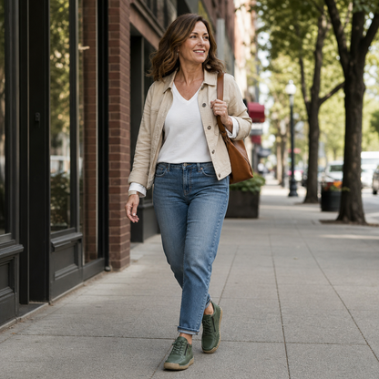 ZipStride™ Side Zip Comfort Sneakers for Easy On and Off