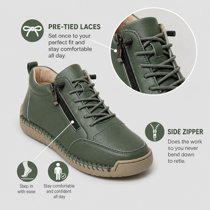 ZipStride™ Side Zip Comfort Sneakers for Easy On and Off