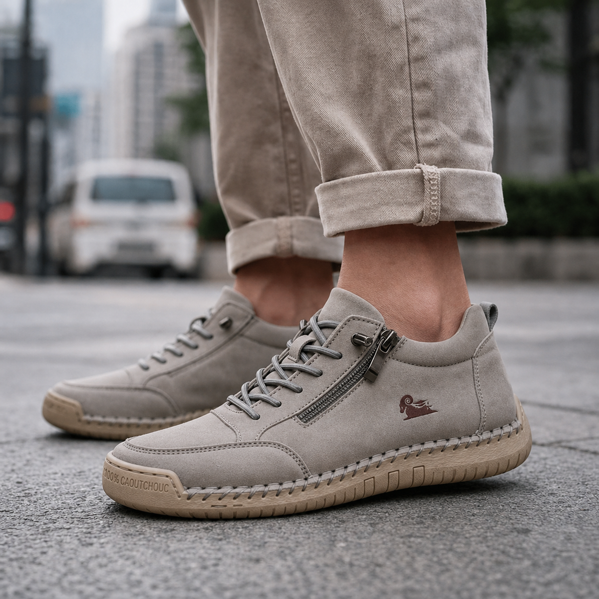 ZipStride™ Side Zip Comfort Sneakers for Easy On and Off